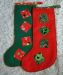 Red or green felt stocking